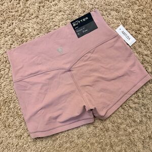 Aritzia Dusty Pink Bike Shorts